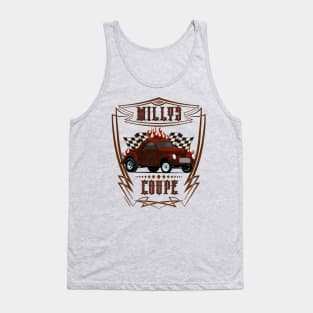 Willys Coupe Rustbucket Classic Racecar Tank Top